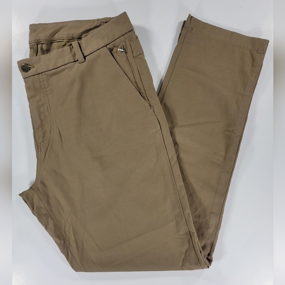 Lululemon Pant Mens 36 X 32 Brown Chino Stretch ABC Commission lm5414s - Picture 1 of 16